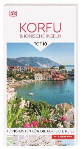 Buchcover und Innenansicht für das Buch: TOP10 Reiseführer Korfu & Ionische Inseln