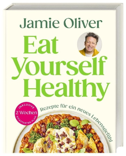 Buchcover und Innenansicht für das Buch: Eat Yourself Healthy