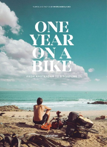 Buchcover und Innenansicht für das Buch: One Year on a Bike