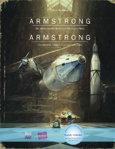 Buchcover und Innenansicht für das Buch: Armstrong (Deutsch-Italienisch)
