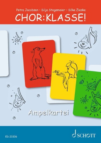 Buchcover und Innenansicht für das Buch: Chor-Klasse! - Ampelkartei