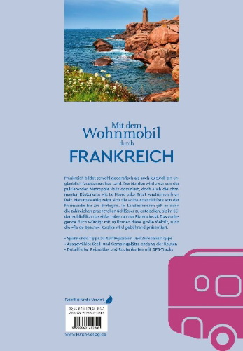 Buchcover und Innenansicht für das Buch: KUNTH Mit dem Wohnmobil durch Frankreich