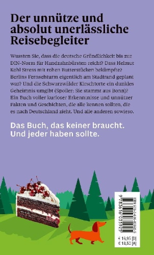 Buchcover und Innenansicht für das Buch: DUMONTs Unnützes Reisewissen Deutschland