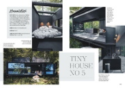 Buchcover und Innenansicht für das Buch: Tiny Homes: Wohnideen für kleine Räume