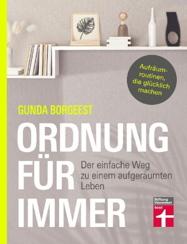 Buchcover und Innenansicht für das Buch: Ordnung für immer