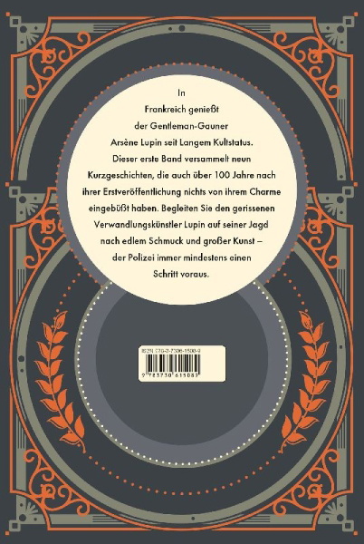 Buchcover und Innenansicht für das Buch: Arsène Lupin, gentleman-cambrioleur