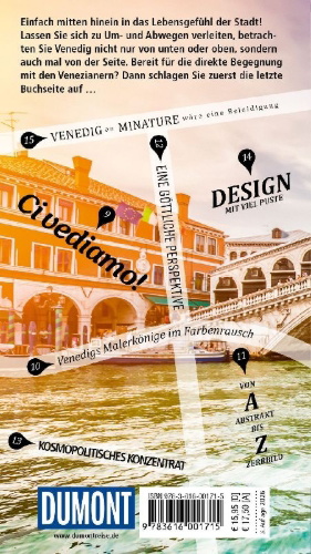 Buchcover und Innenansicht für das Buch: DUMONT direkt Reiseführer Venedig