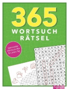 Buchcover und Innenansicht für das Buch: 365 Wortsuchrätsel