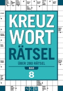 Buchcover und Innenansicht für das Buch: Kreuzworträtsel - Band 8 I Über 280 Rätsel für Erwachsene