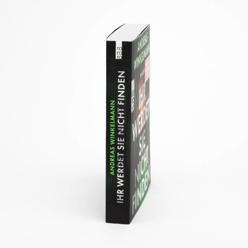 Buchcover und Innenansicht für das Buch: Ihr werdet sie nicht finden