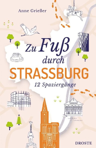 Buchcover und Innenansicht für das Buch: Zu Fuß durch Straßburg
