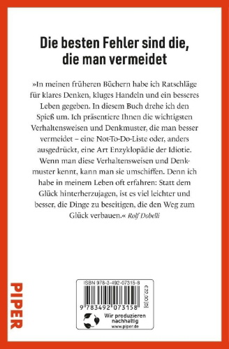 Buchcover und Innenansicht für das Buch: Die Not-To-Do-Liste