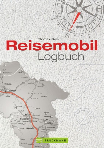 Buchcover und Innenansicht für das Buch: Reisemobil Logbuch 