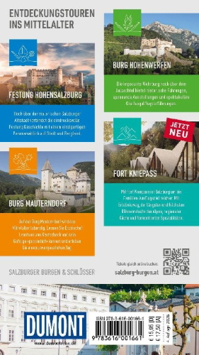 Buchcover und Innenansicht für das Buch: DUMONT direkt Reiseführer Salzburg
