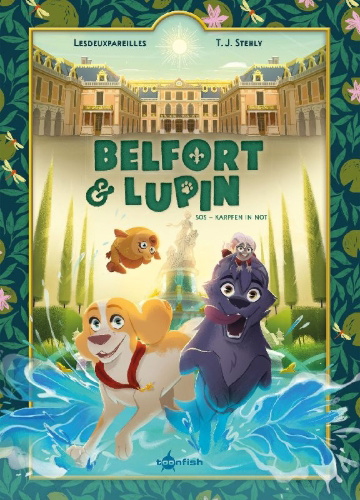 Buchcover und Innenansicht für das Buch: Belfort et Lupin