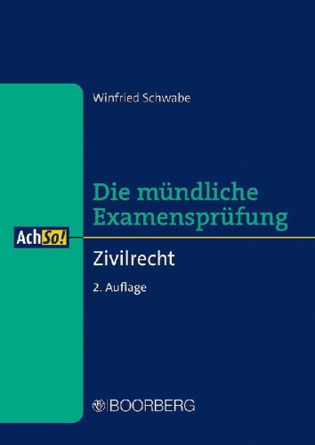 Buchcover und Innenansicht für das Buch: Zivilrecht