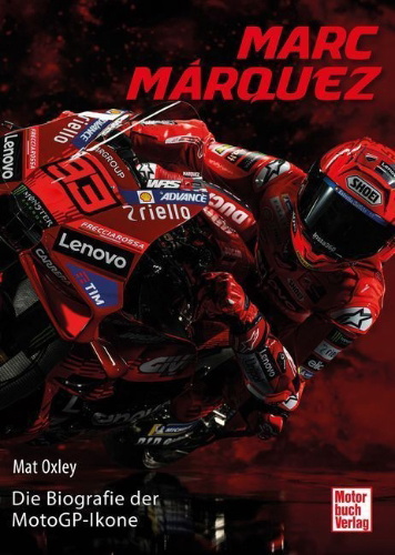 Buchcover und Innenansicht für das Buch: Marc Márquez
