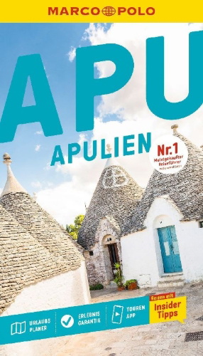 Buchcover und Innenansicht für das Buch: MARCO POLO Reiseführer Apulien