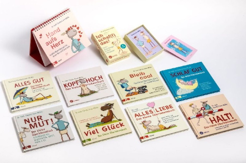 Buchcover und Innenansicht für das Buch: Nur Mut! Das kleine Überlebensbuch