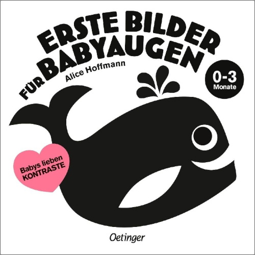 Buchcover und Innenansicht für das Buch: Erste Bilder für Babyaugen. 0-3 Monate