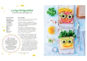 Buchcover und Innenansicht für das Buch: Lecker, lustig und gesund. Die besten Rezepte für Kinder mit Meal-Prep-Ideen. Wird garantiert gegessen