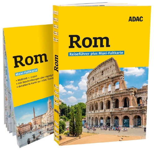 Buchcover und Innenansicht für das Buch: ADAC Reiseführer plus Rom