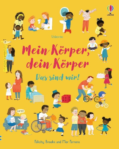 Buchcover und Innenansicht für das Buch: Mein Körper, dein Körper - Das sind wir!