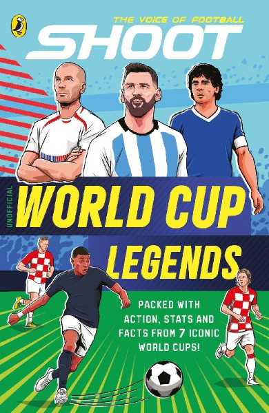 Buchcover und Innenansicht für das Buch: Shoot: World Cup Legends