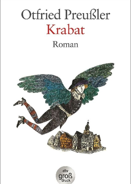 Buchcover und Innenansicht für das Buch: Krabat. Großdruck