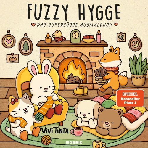 Buchcover und Innenansicht für das Buch: Fuzzy Hygge