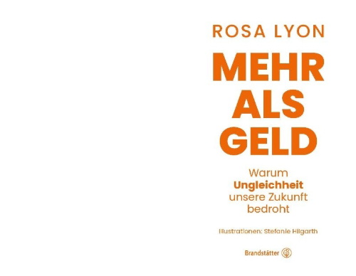 Buchcover und Innenansicht für das Buch: Mehr als Geld
