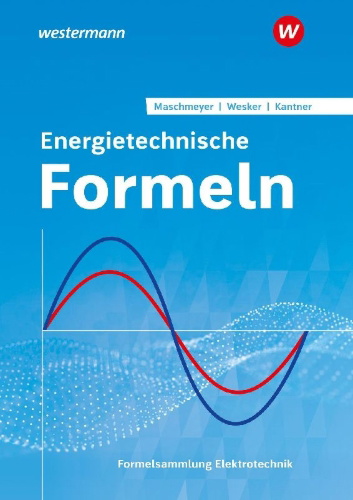 Buchcover und Innenansicht für das Buch: Energietechnische Formeln
