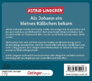 Buchcover und Innenansicht für das Buch: När Johan fick en liten kalv