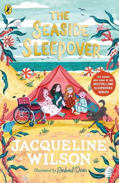 Buchcover und Innenansicht für das Buch: The Seaside Sleepover
