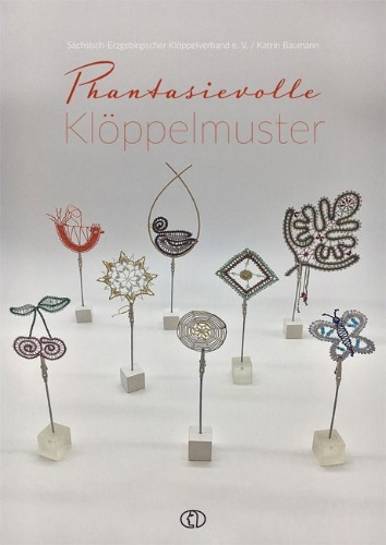 Buchcover und Innenansicht für das Buch: Phantasievolle Klöppelmuster