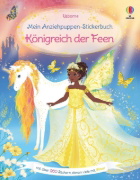 Buchcover und Innenansicht für das Buch: Mein Anziehpuppen-Stickerbuch: Königreich der Feen