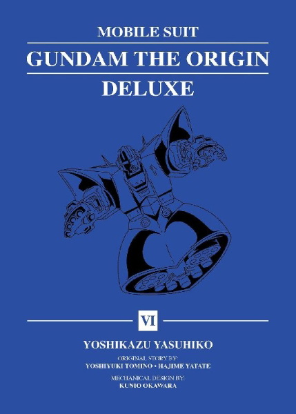 Buchcover und Innenansicht für das Buch: Mobile Suit Gundam: The Origin Deluxe 6