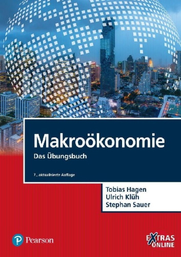 Buchcover und Innenansicht für das Buch: Makroökonomie Übungsbuch