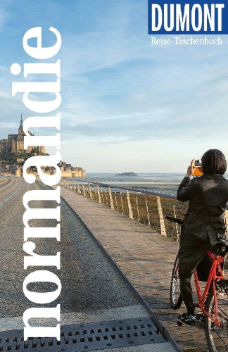 Buchcover und Innenansicht für das Buch: DUMONT Reise-Taschenbuch Reiseführer Normandie