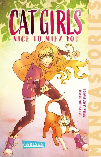 Buchcover und Innenansicht für das Buch: CAT GIRLS Band 1 - Nice to miez you