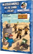 Buchcover und Innenansicht für das Buch: Wüstenzombies - bis die Sonne sticht! Für Fans von Minecraft