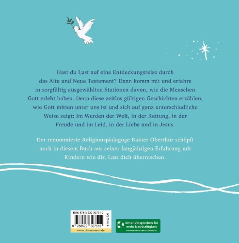 Buchcover und Innenansicht für das Buch: Die Kinderbibel - eine Entdeckungsreise