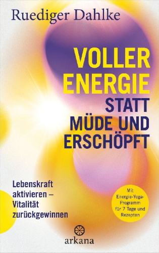 Buchcover und Innenansicht für das Buch: Voller Energie statt müde und erschöpft