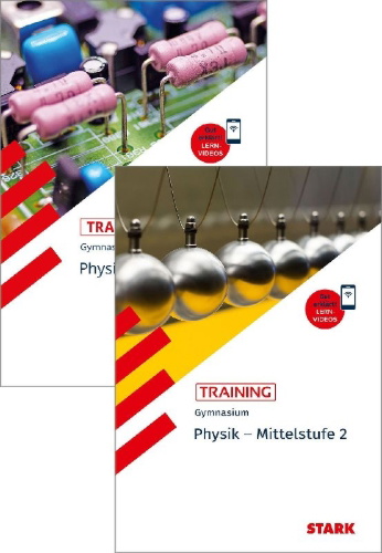 Buchcover und Innenansicht für das Buch: STARK Physik Mittelstufe Vorteilspaket - Training Gymnasium - Grundwissen, Aufgaben und Lösungen