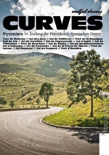 Buchcover und Innenansicht für das Buch: CURVES 04. Pyrenäen