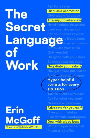 Buchcover und Innenansicht für das Buch: The Secret Language of Work