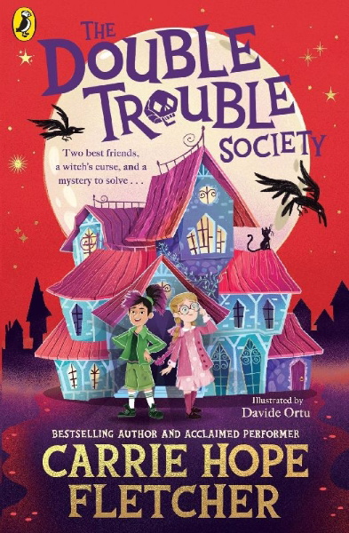Buchcover und Innenansicht für das Buch: The Double Trouble Society