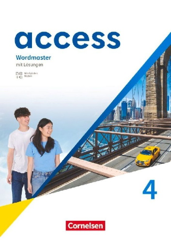 Buchcover und Innenansicht für das Buch: Access Band 4: 8. Schuljahr - Allgemeine Ausgabe 2022 - Wordmaster mit Lösungen
