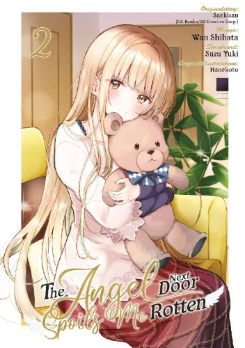 Buchcover und Innenansicht für das Buch: Otonari no Tenshi-sama ni Itsunomanika Dameningen ni Sareteita Ken 2