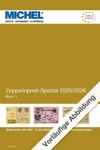 Buchcover und Innenansicht für das Buch: Zeppelin Spezial 2025/2026 Band 1